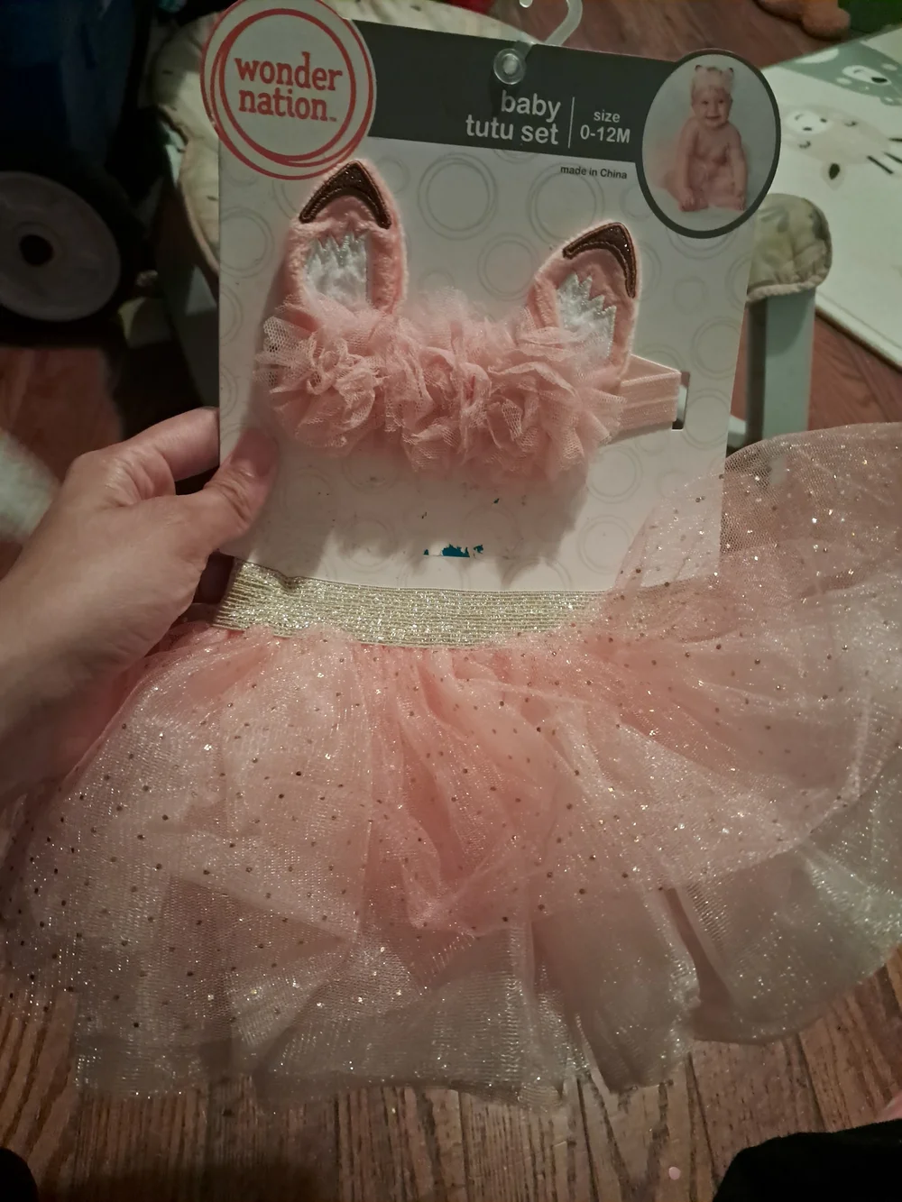 wonder nation Pink Sparkle Tutu Set with Headband
