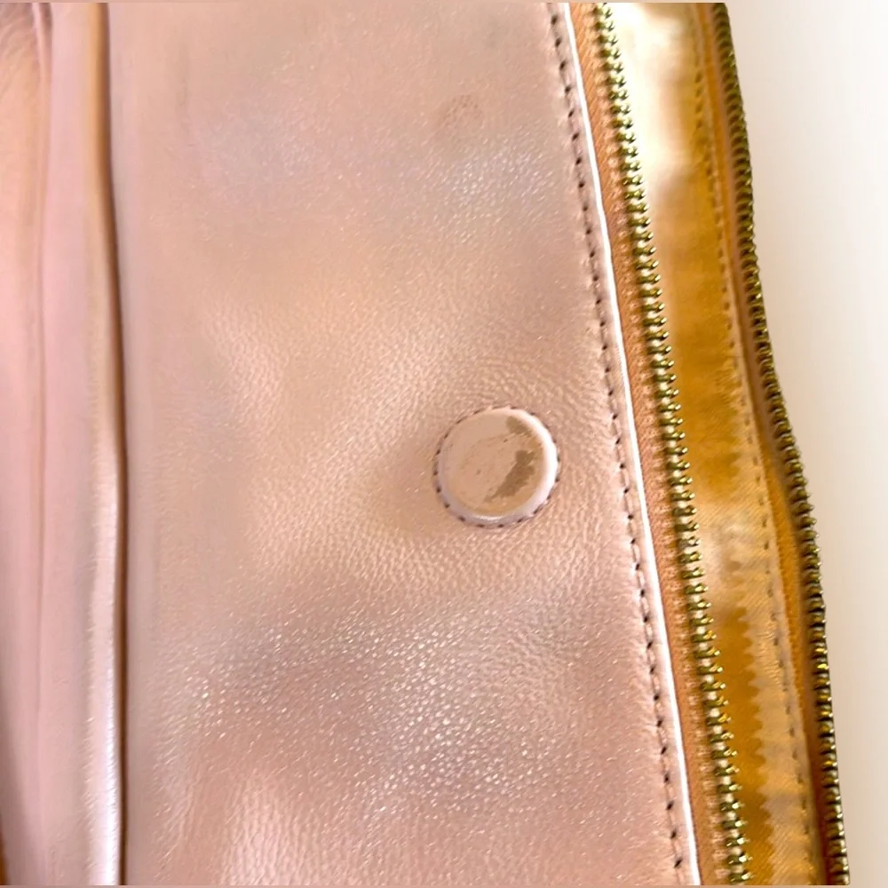 Tory Burch pebbled leather 3 compartment Shoulder bag