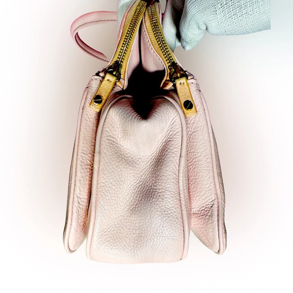 Tory Burch pebbled leather 3 compartment Shoulder bag