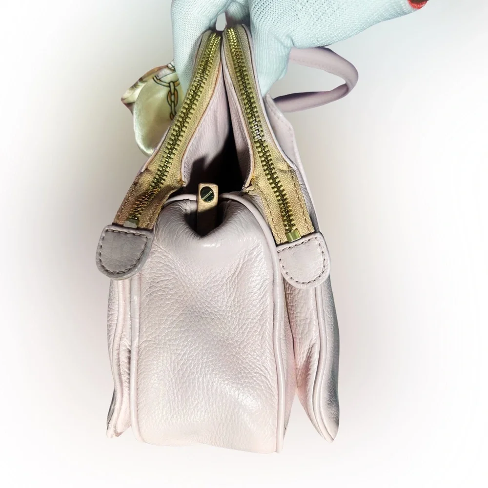 Tory Burch pebbled leather 3 compartment Shoulder bag