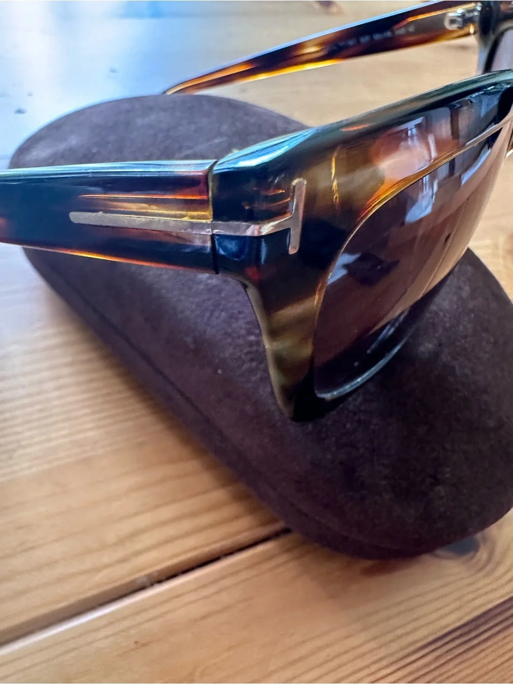 Tom Ford®️ Tortoise Framed “CELINA”Havana Sunglasses • EUC