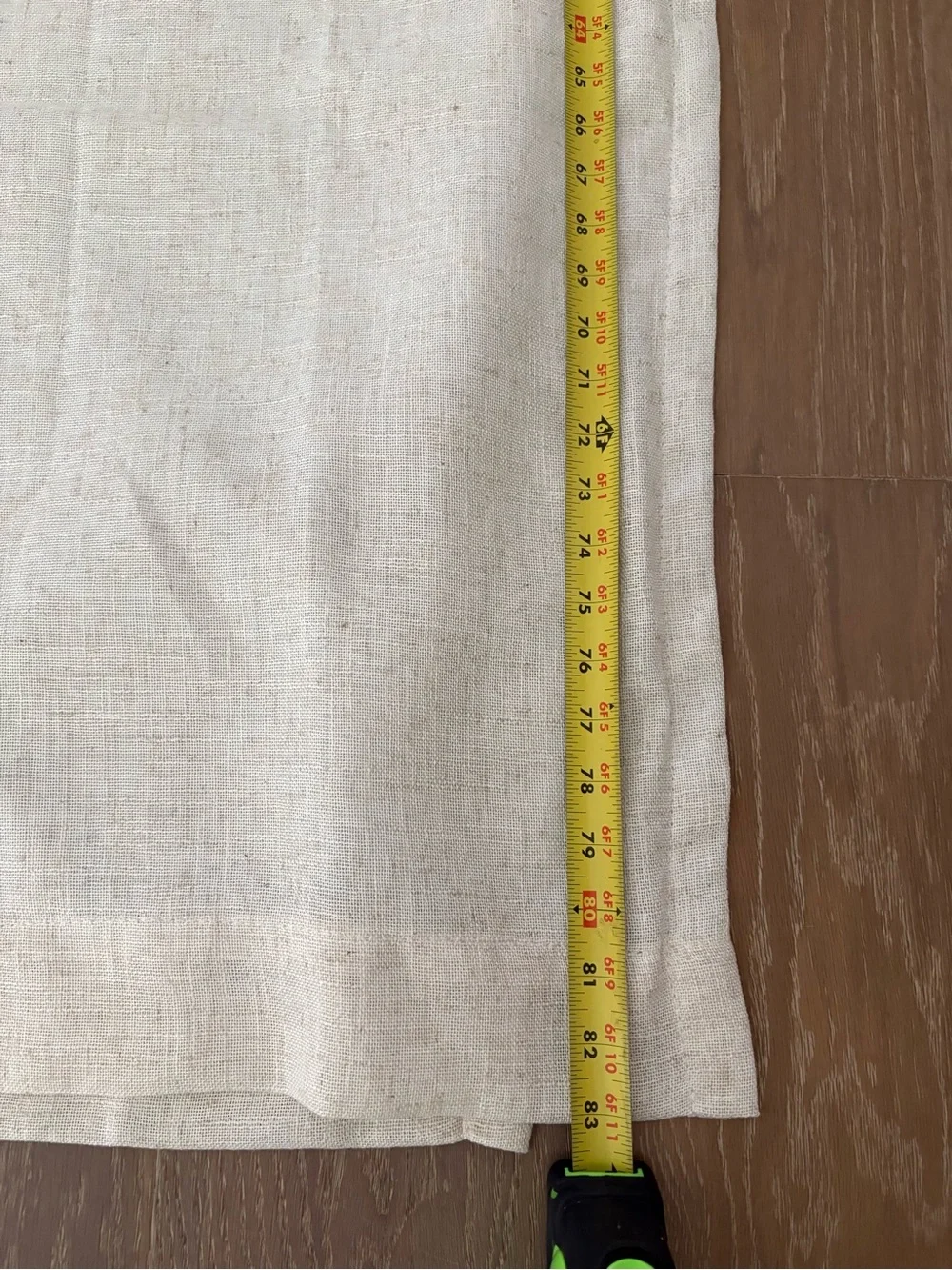 N/A polyester linen