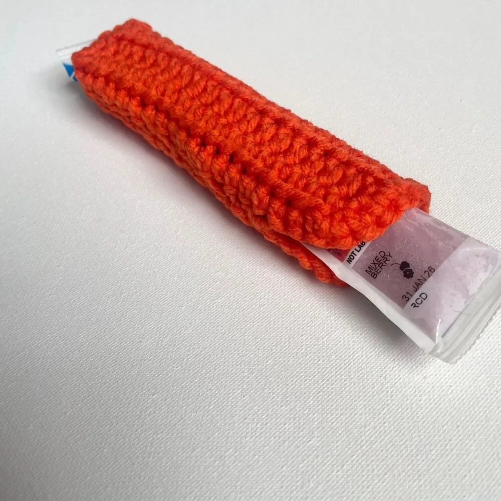 Set of 6 🍦 Handmade Crochet Ice Pop Sleeves – No More Cold Hands!