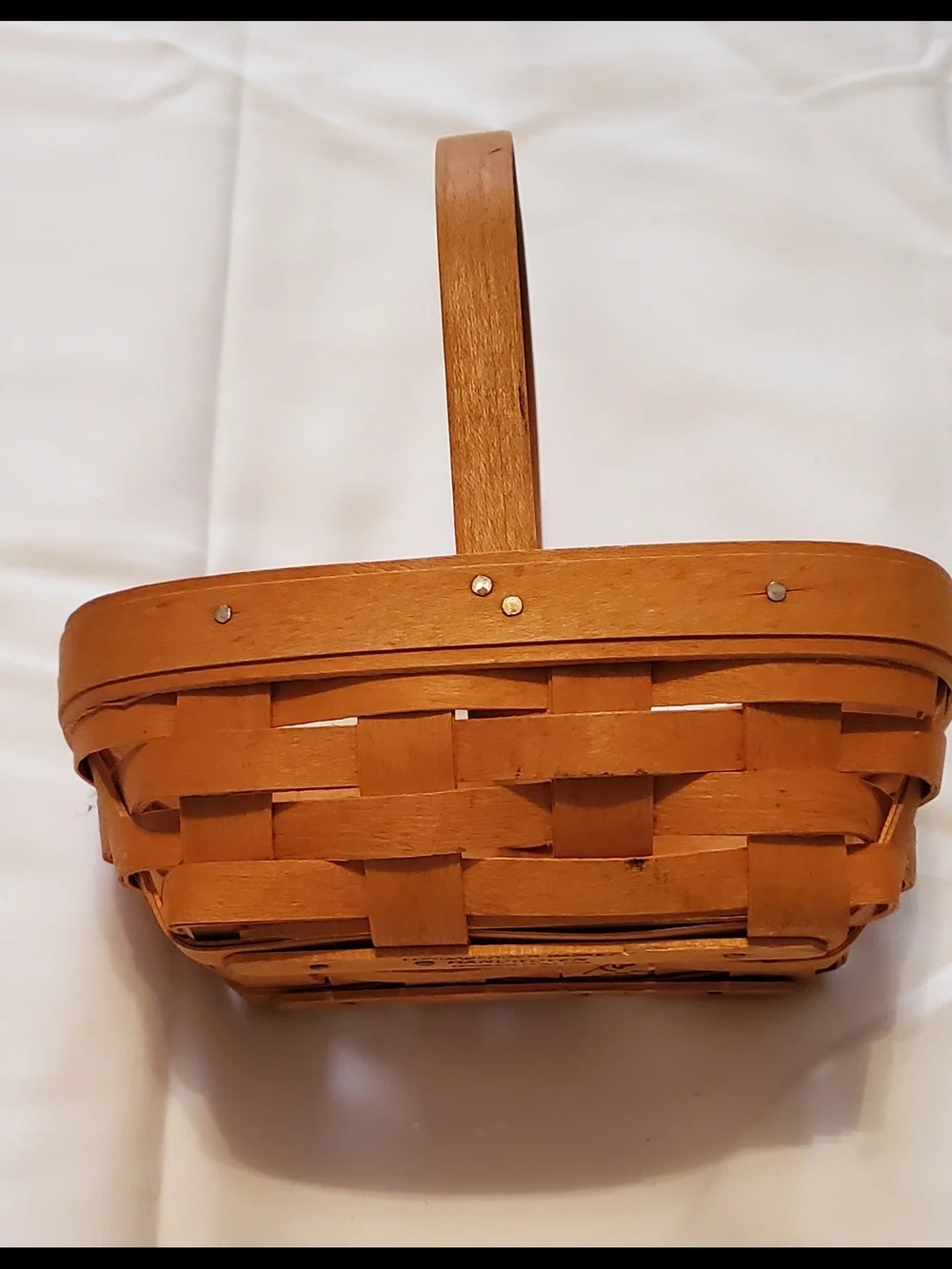 Longaberger handwoven basket