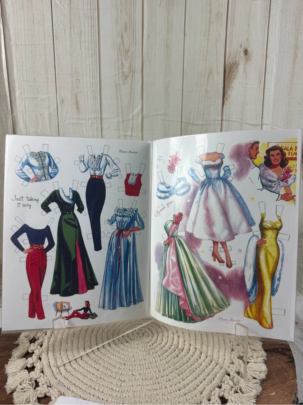 Whitman paper doll red cut dolls
