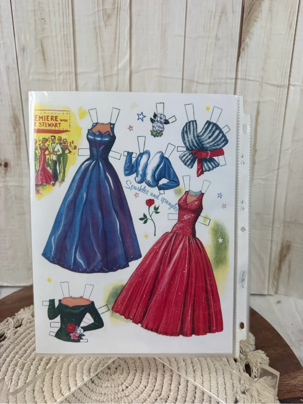 Whitman paper doll print new
