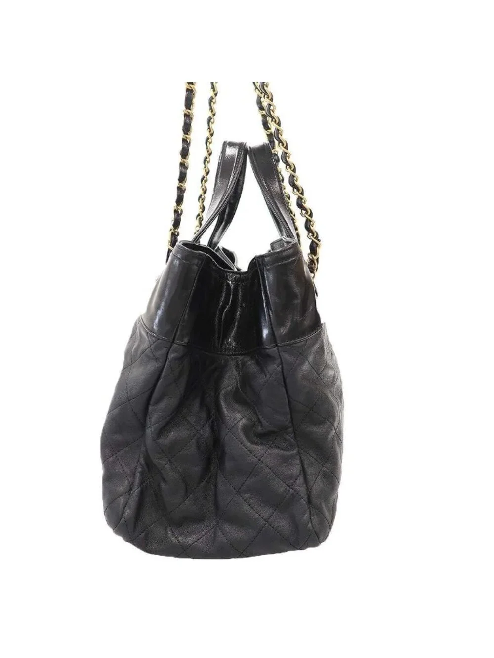 Chanel Quilted in the Mix Chain Shoulder Bag Black
