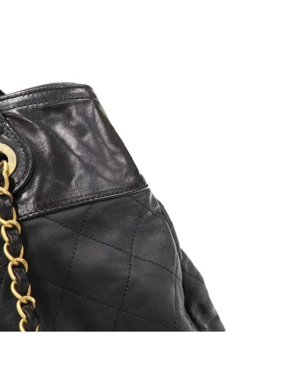 Chanel Quilted in the Mix Chain Shoulder Bag Black
