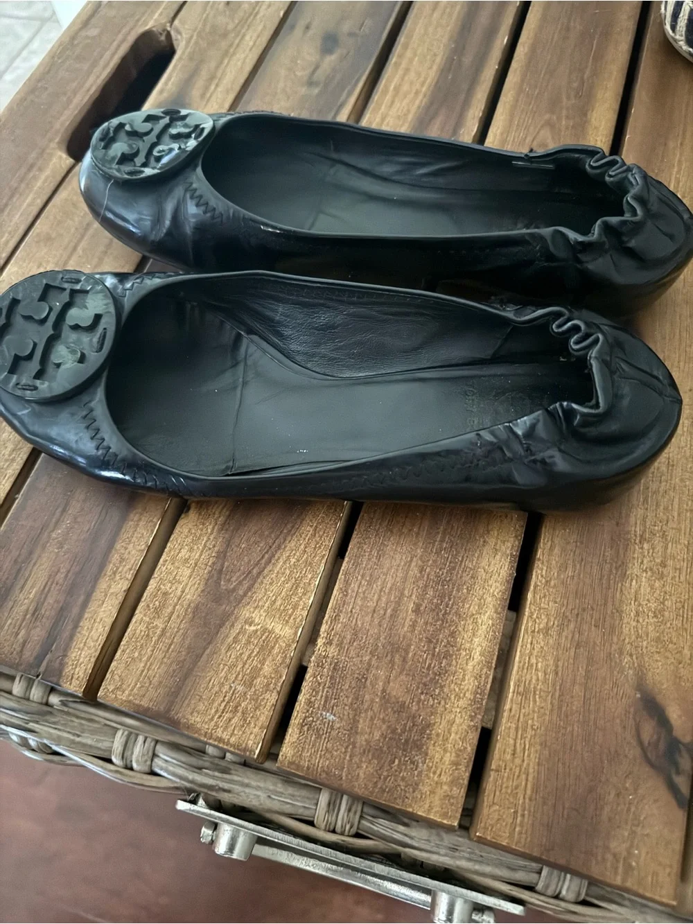 Tory Burch smooth black