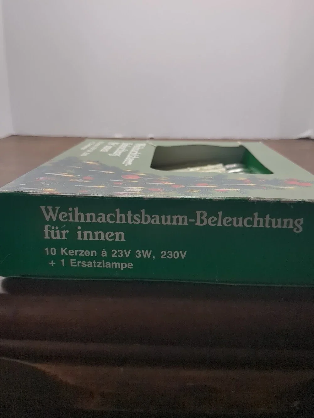 VINTAGE 80'S GERMAN CHRISTMAS TREE LIGHTS SL PRODUCTS HONG KONG NEW NOS !