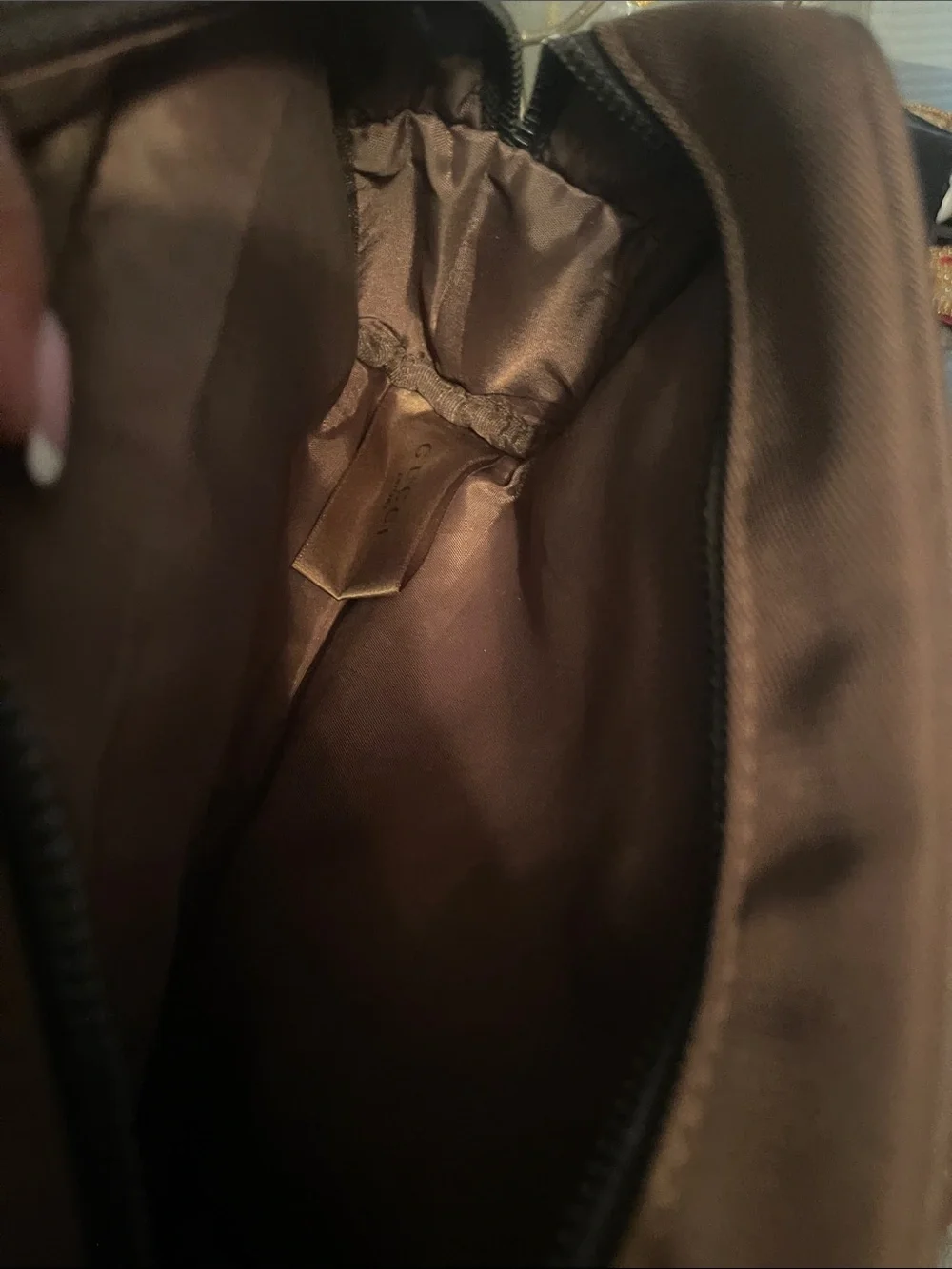 Gucci canvas top
