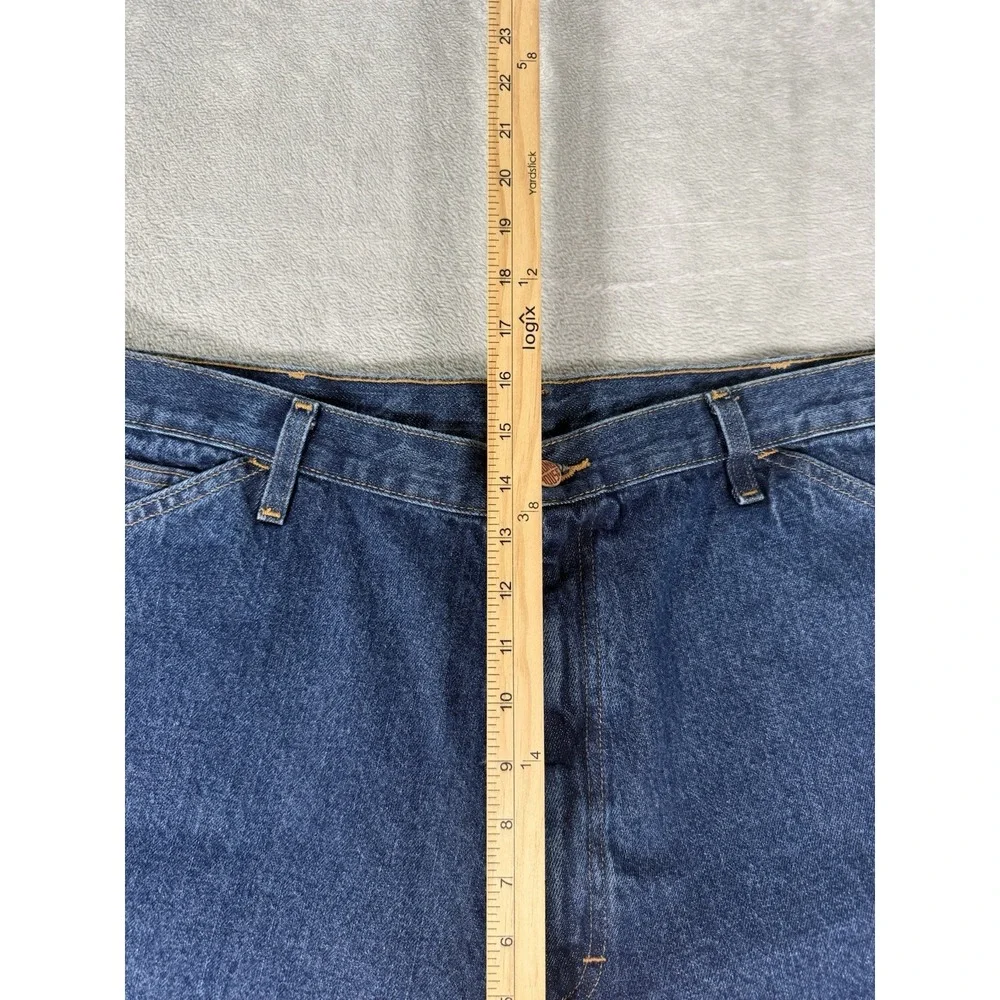 Round House Carpenter Jeans Men's 44x34 Blue Denim Made In USA Vintage