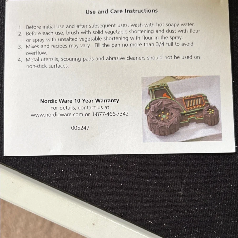 Nordic Ware novelty tractor