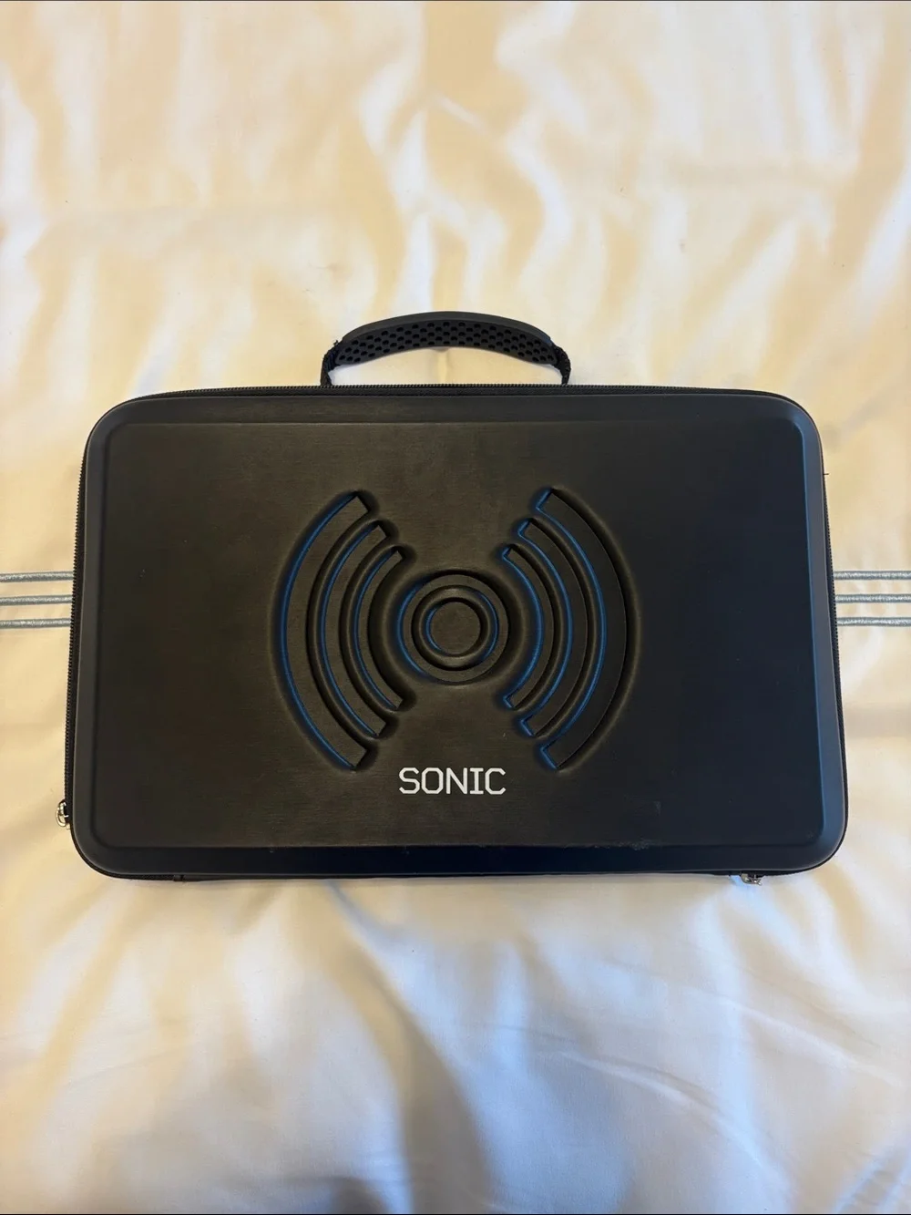 SONIC massage gun w/case. Never used