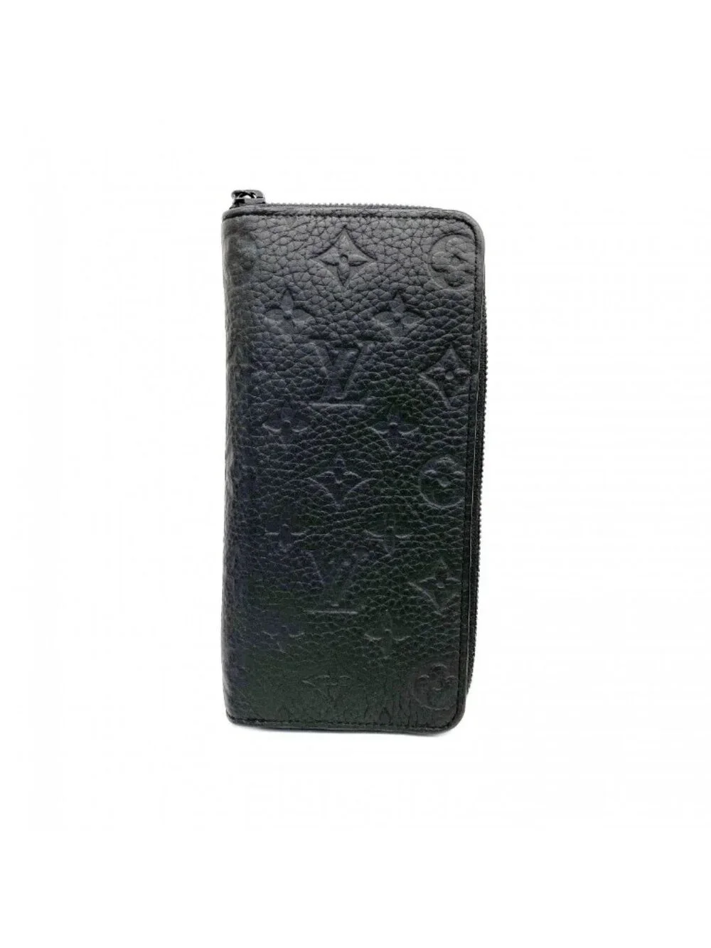 Louis Vuitton Wallet Taurillon Zippy Vertical Black
