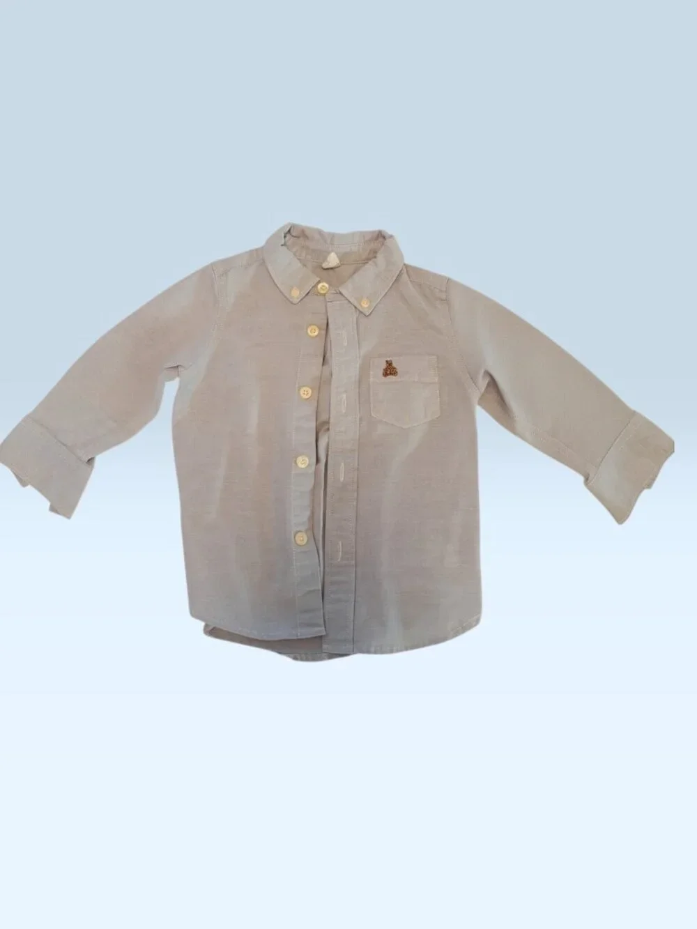 Baby Gap Toddler Boys Long Sleeve Oxford Shirt-Size 18-24 Months