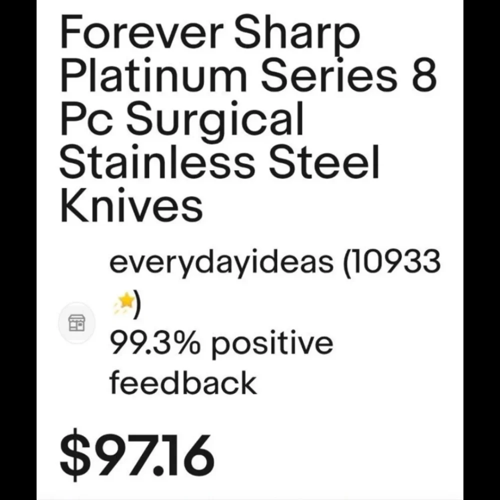 Forever Sharp Platinum Series new firm