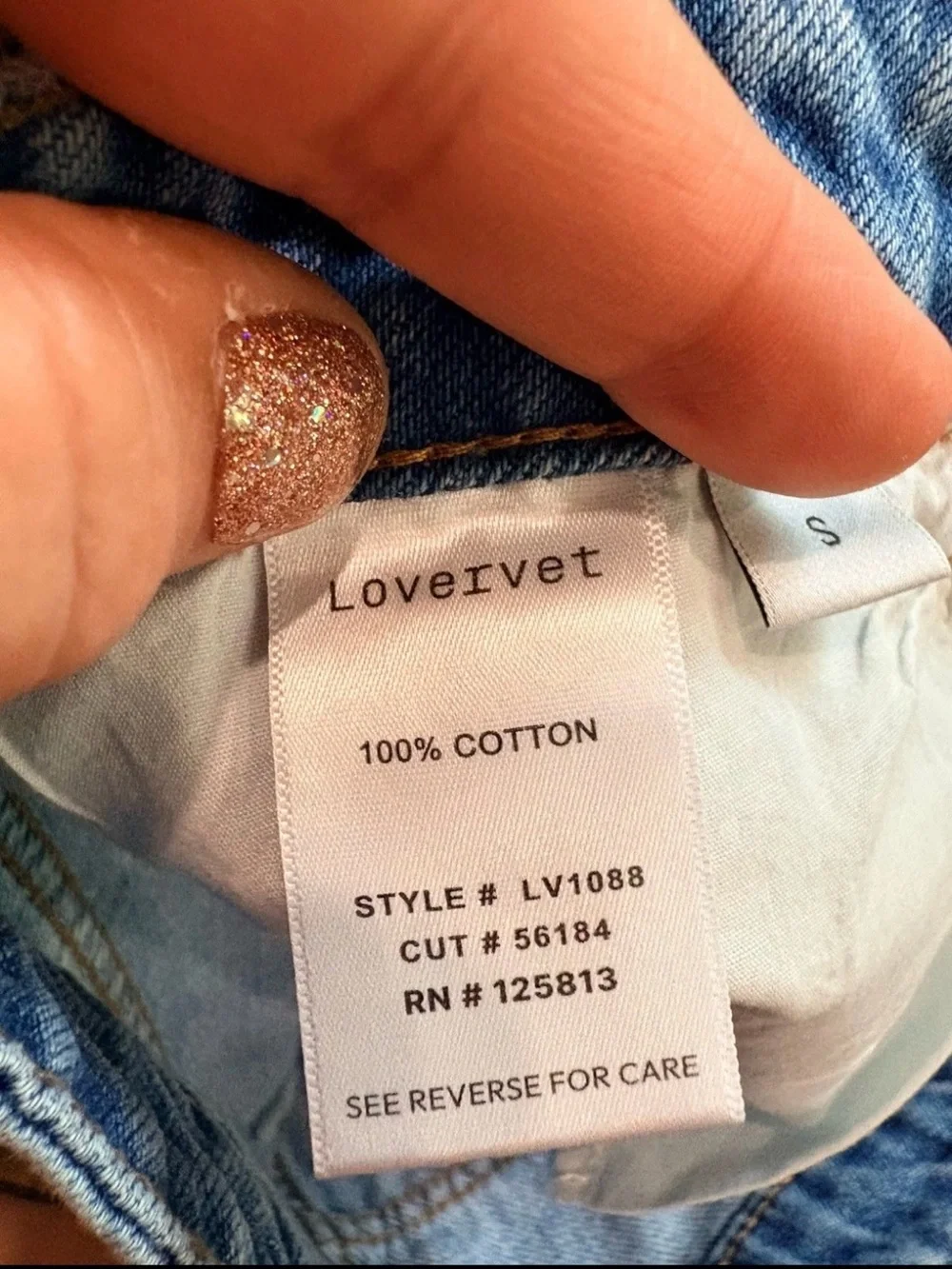 Lovervet light blue