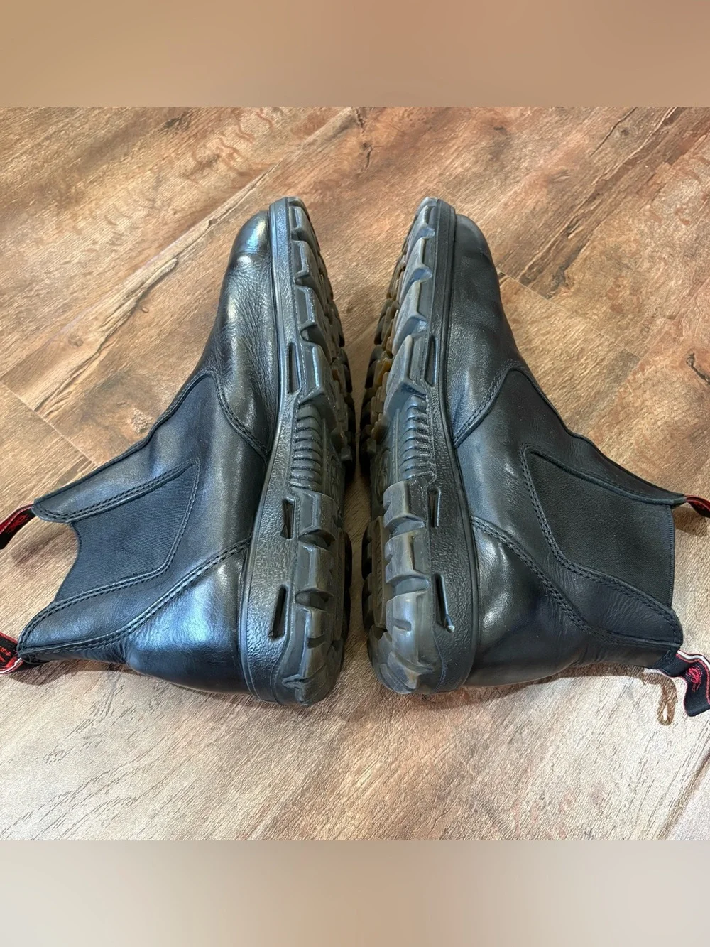 Redback Chelsea Work Boots Men’s US 10.5 AU 9.5 Black Leather Made Australia