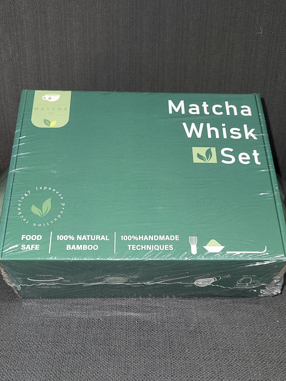 Matcha Whisk Set - Green Bamboo Tea Set