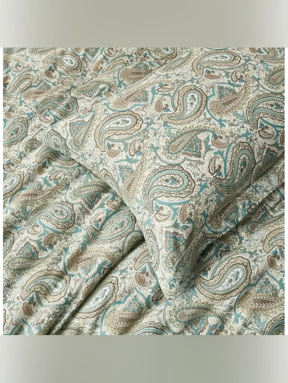 Reversible Paisley Queen 3 piece Comforter Set 100% cotton