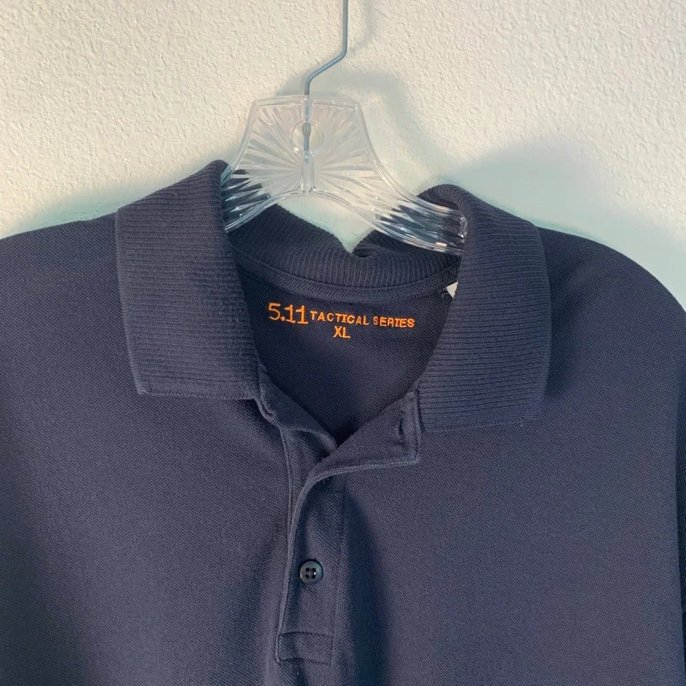 5.11 Tactical Professional Polo‎ Shirt Mens XL Navy Short Sleeve Cotton