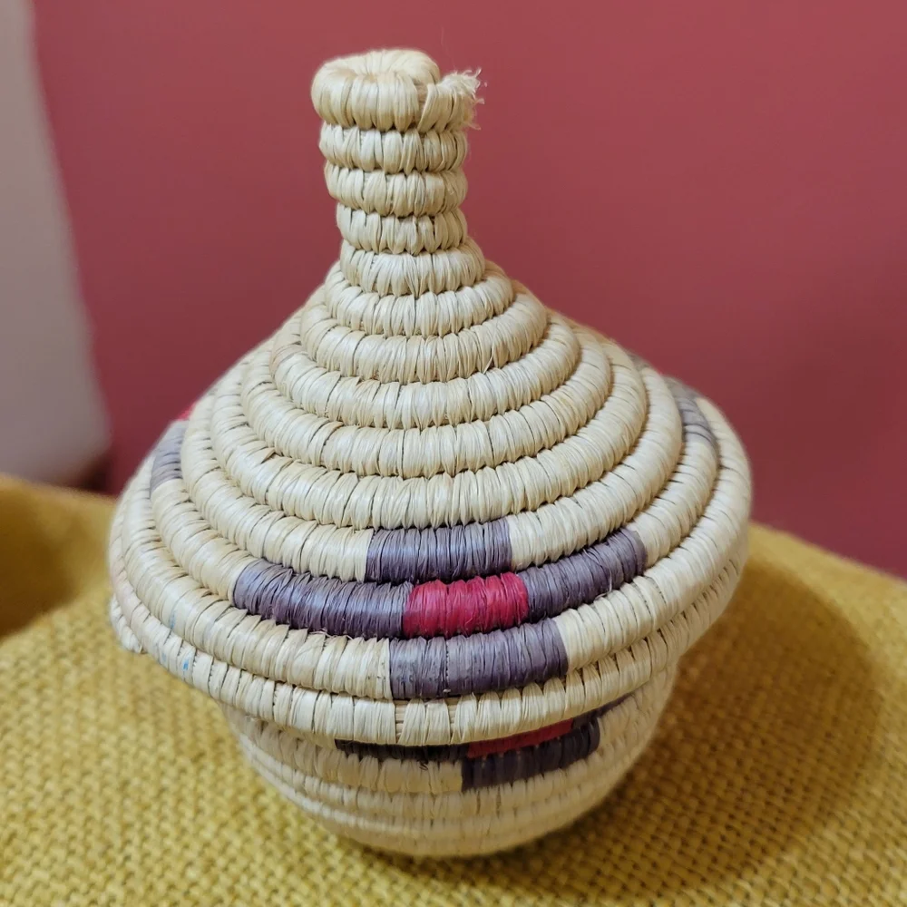 African Basket - Uganda - Petite Virunga Wishing Basket