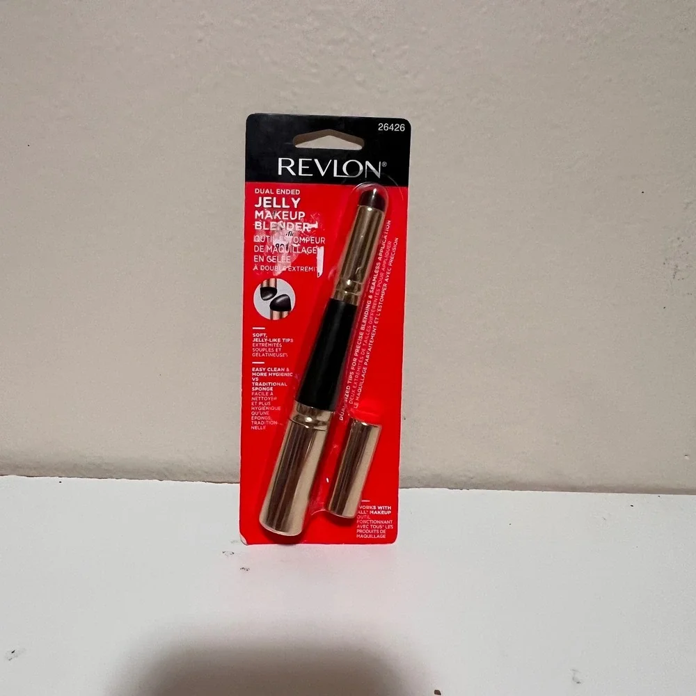 Revlon‎ 26426 Dual Ended Jelly Makeup Blender Gold New NIP Hygienic Beauty Tool