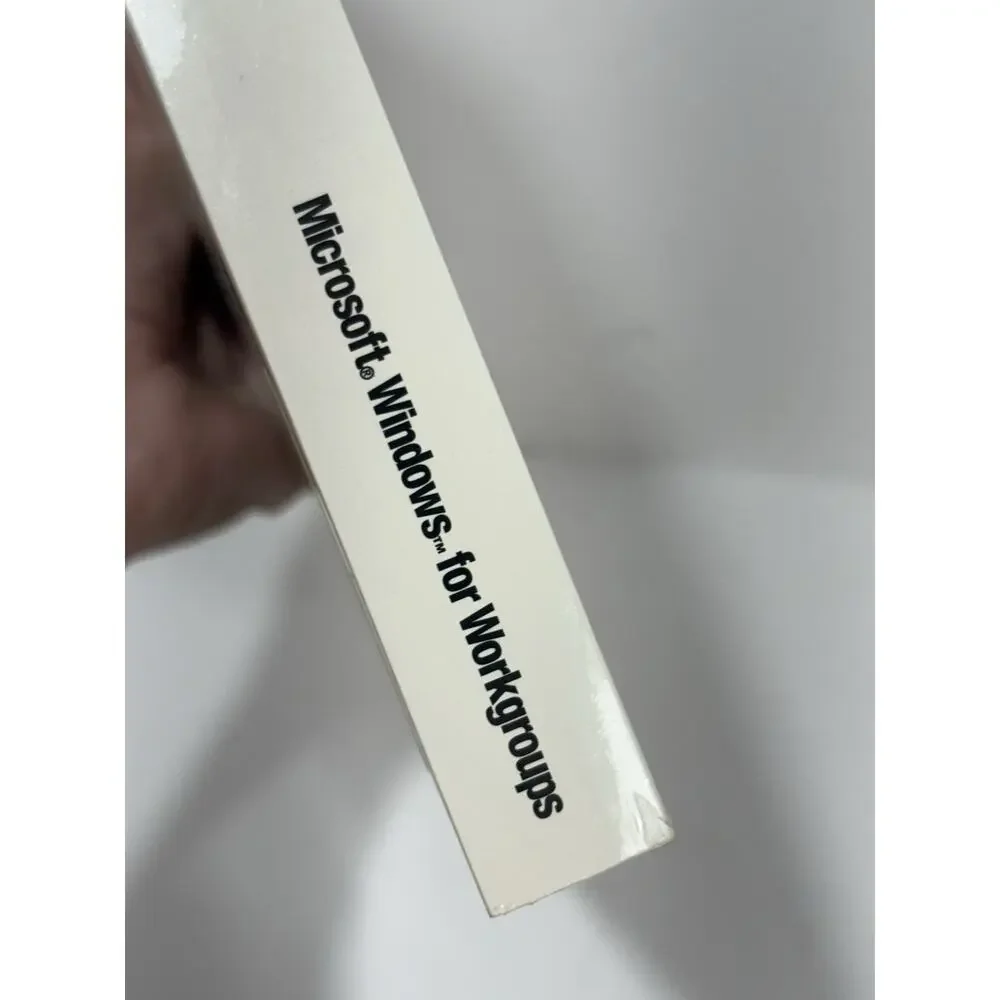 Microsoft Windows 3.11 Workgroups PC User's Guide Brand New Sealed VINTAGE W COA