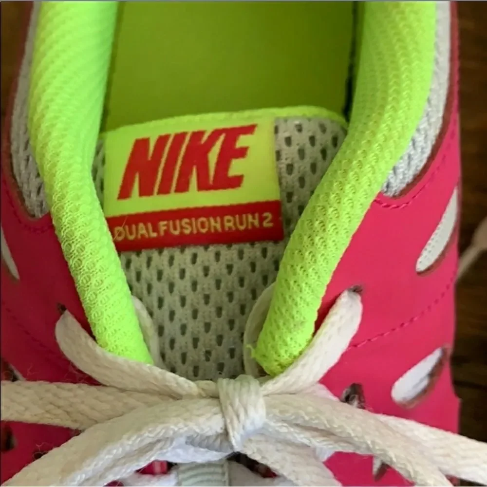 Nike Florescent tennis shoes
