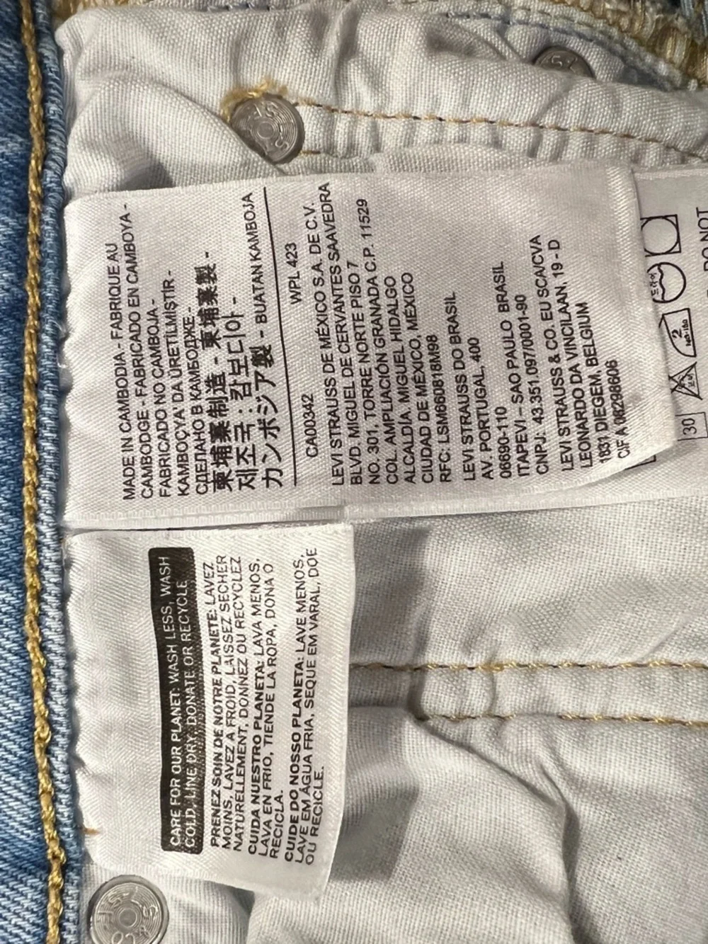 Levis levi slim