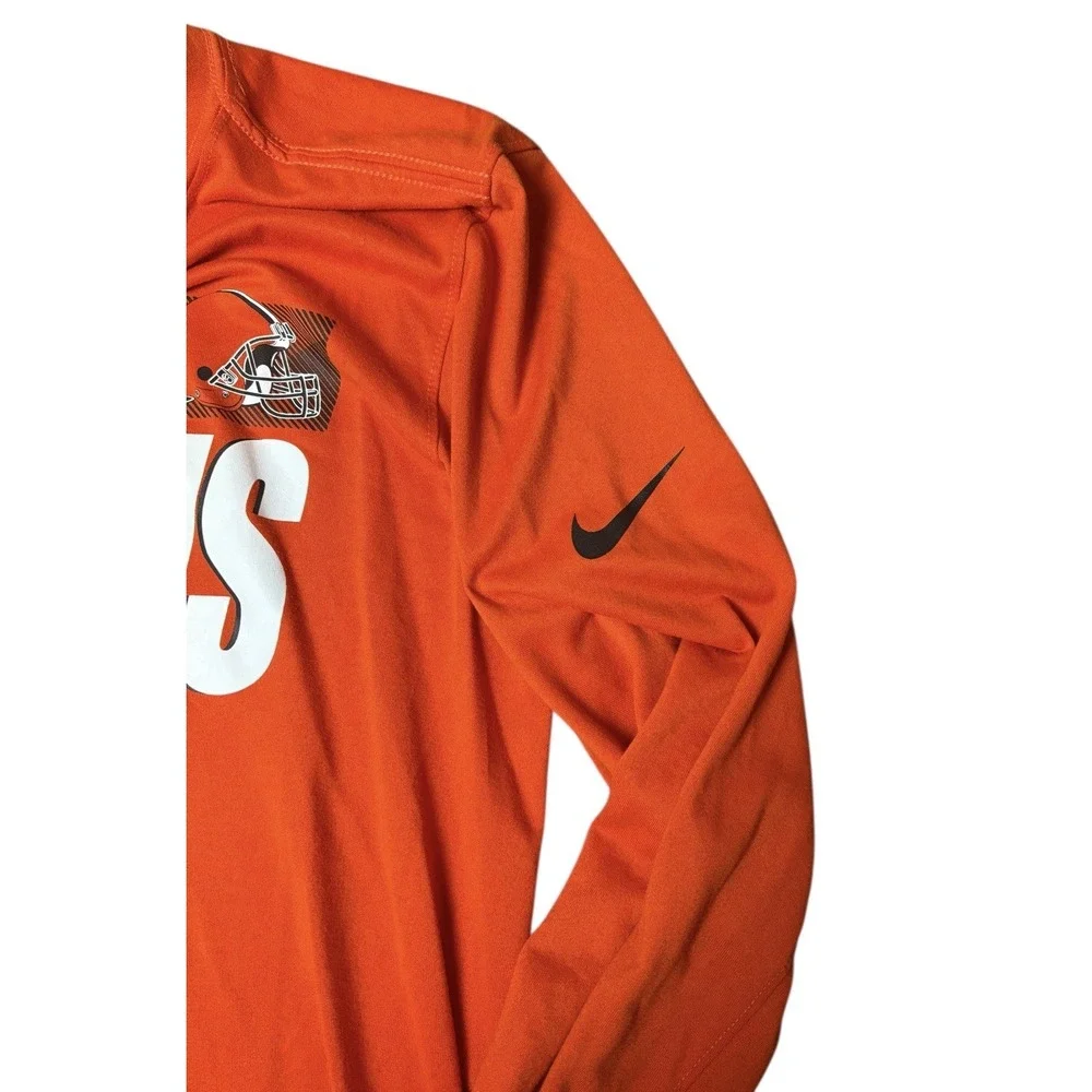 Cleveland Browns‎ Shirt Mens Small Nike Dri Fit NFL Long Sleeve
