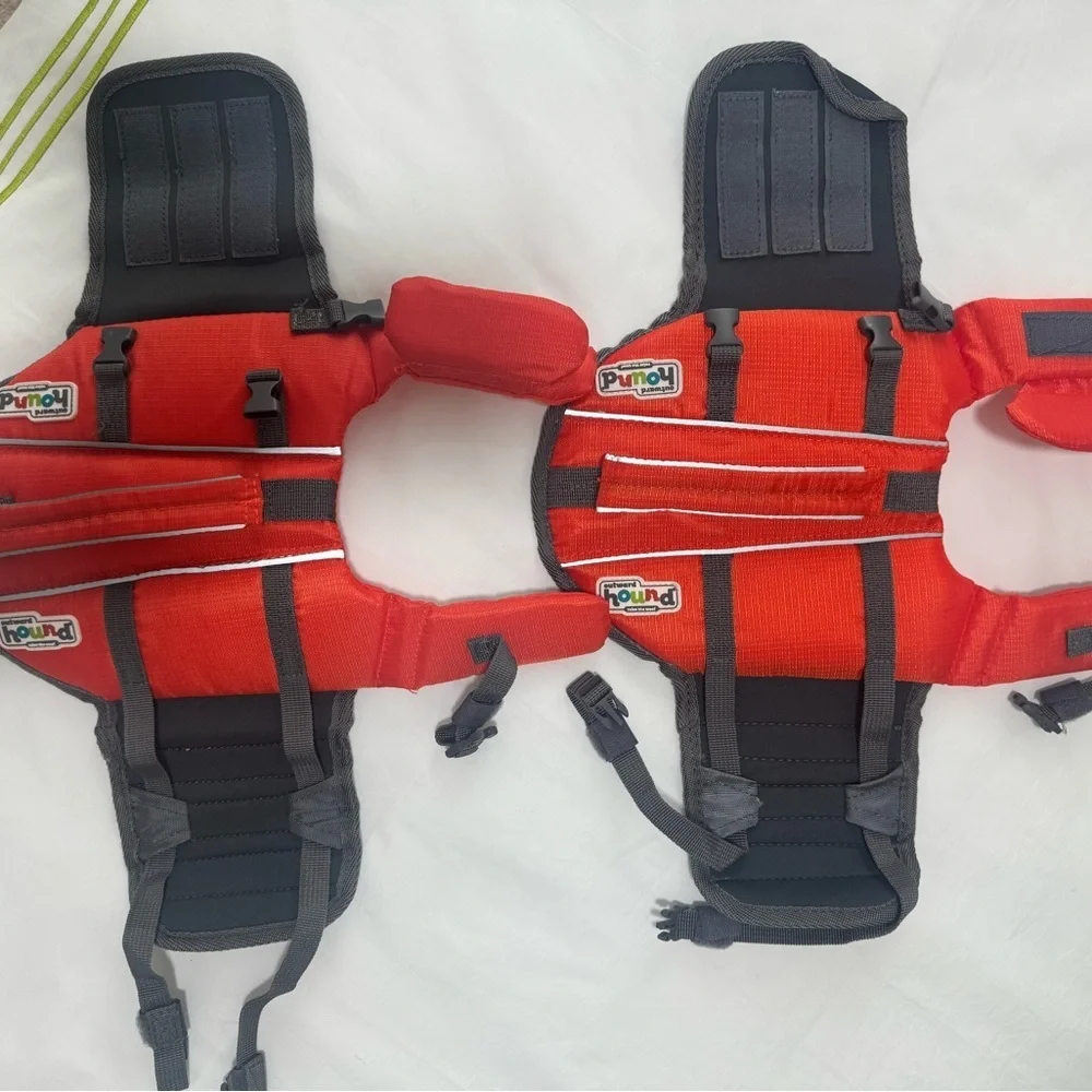 2 outward hound rip stop dog life jackets extra small