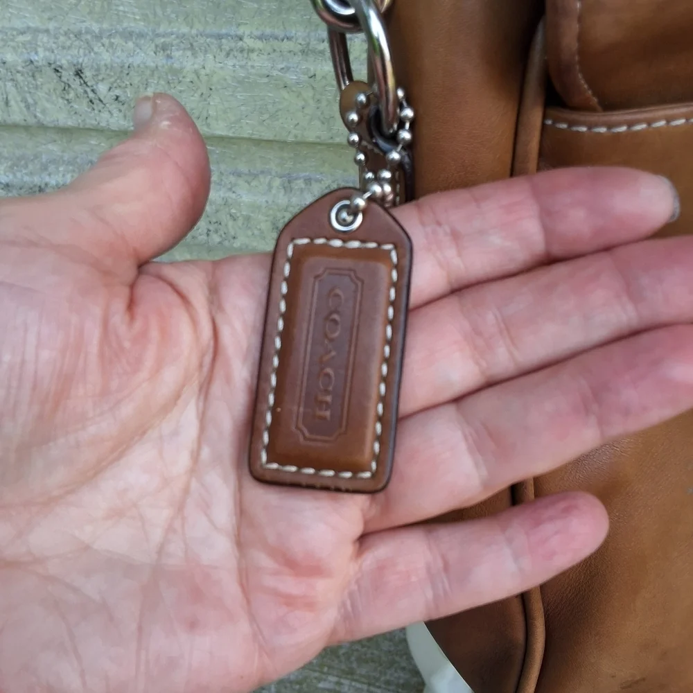 Coach British Tan Vintage Messenger Bag with COA
