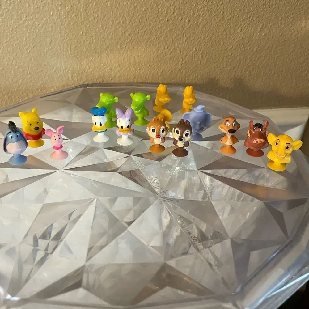 Disney Miniature Popz Figures Pooh Lion King Donald 16 total