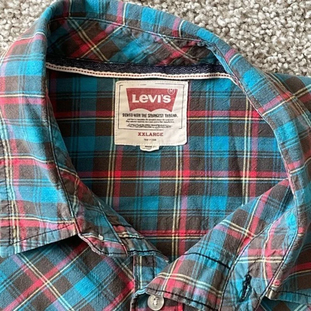 Levis levi plaid