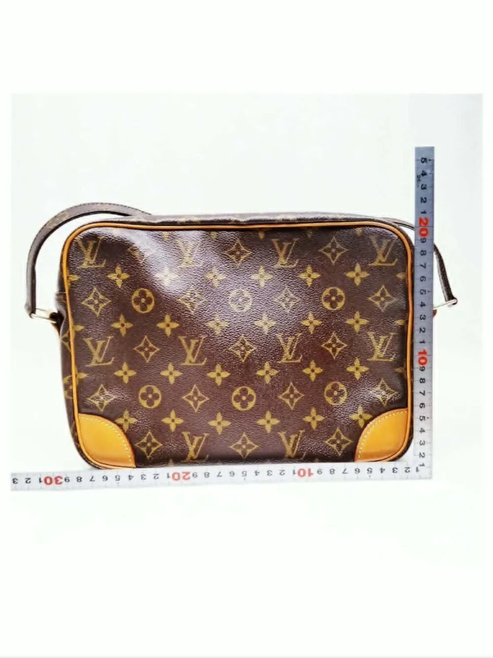 Authentic Louis Vuitton Nile Monogram Canvas Crossbody Shoulder Bag