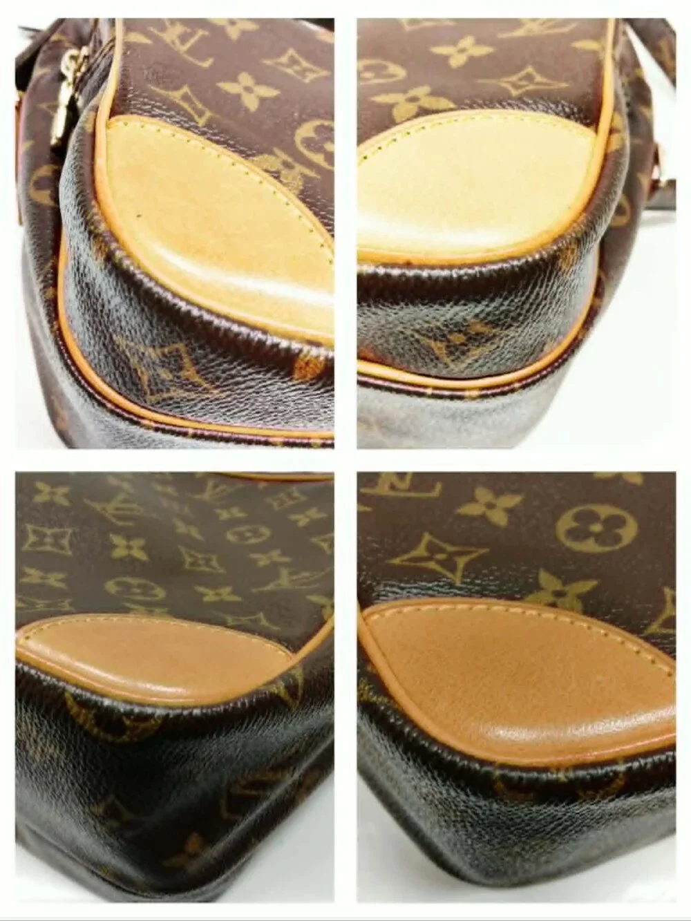 Authentic Louis Vuitton Nile Monogram Canvas Crossbody Shoulder Bag