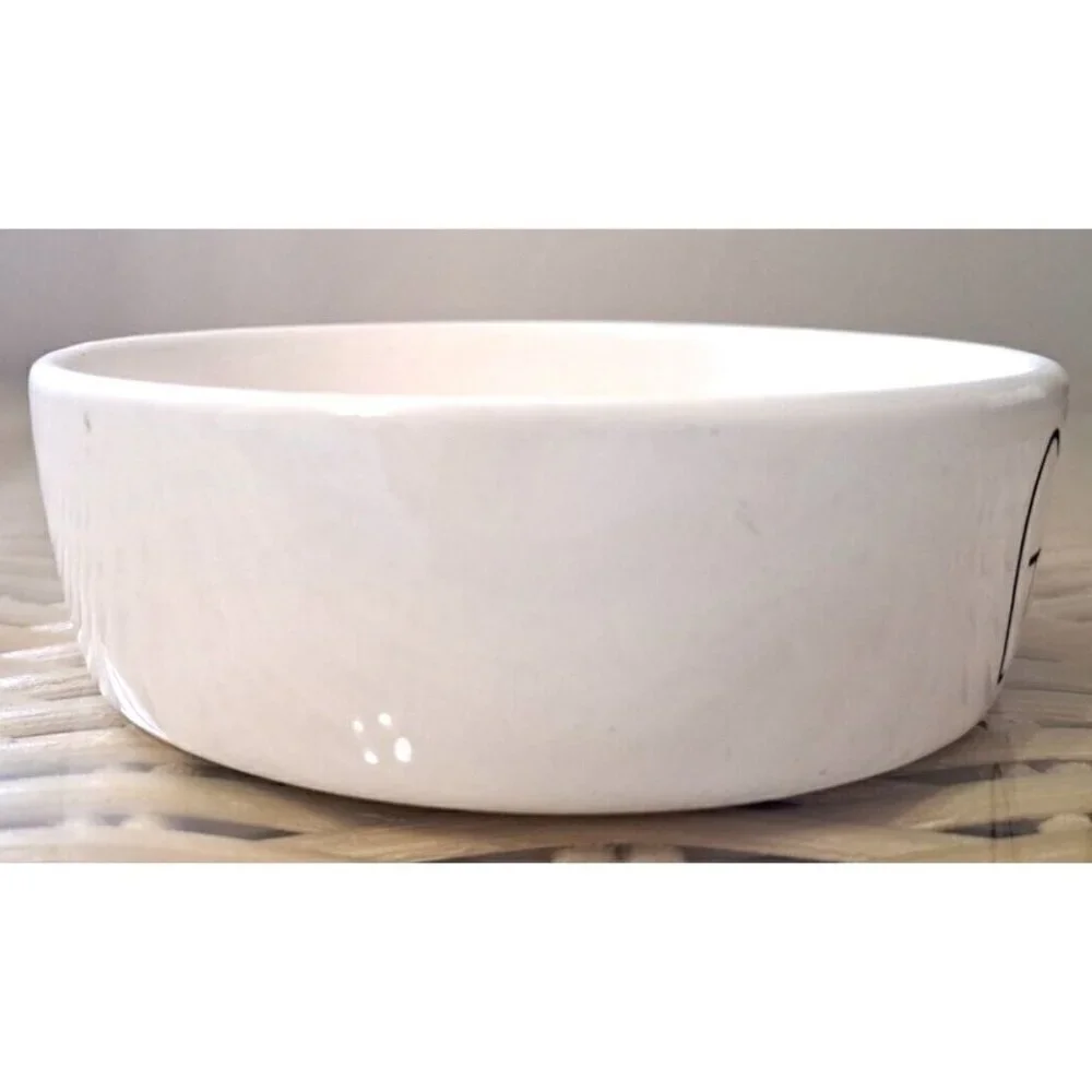Rae Dunn bowl visible