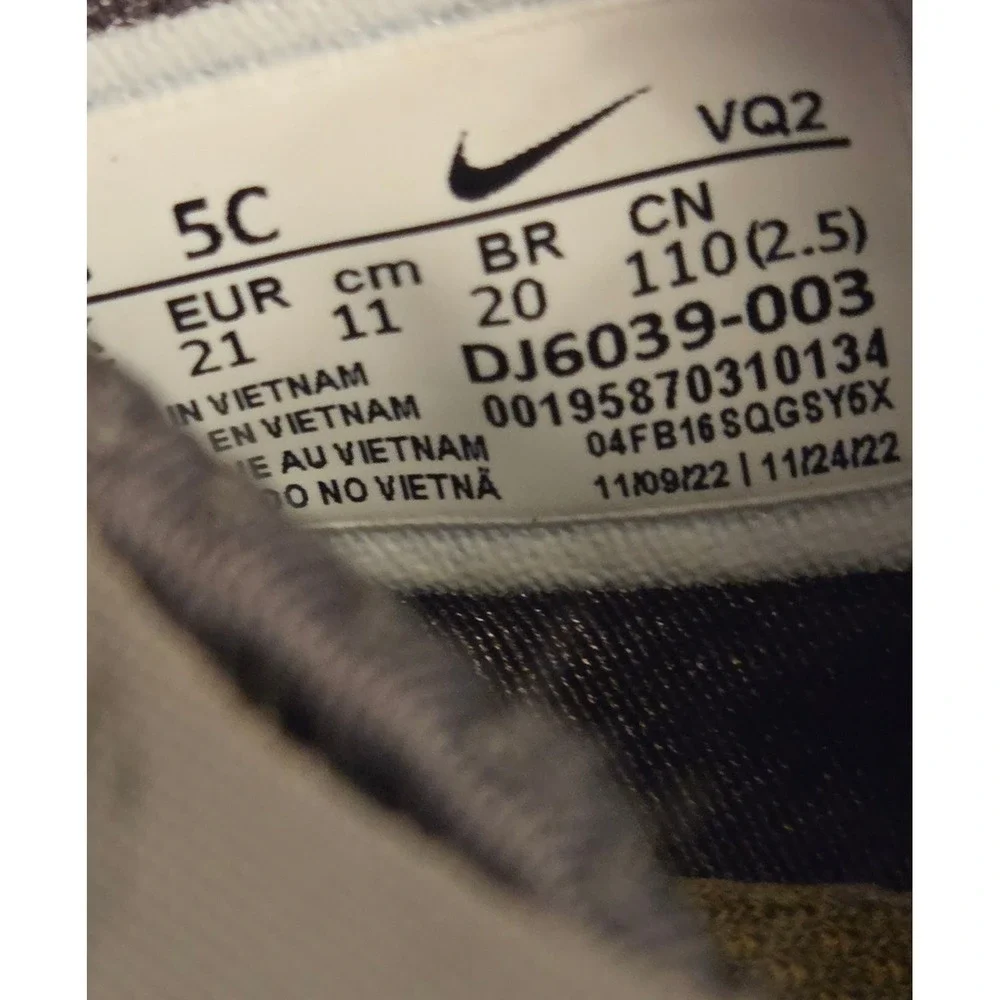 Nike Flex Runner 2 Athletic Shoes Toddler Size 5C Gray