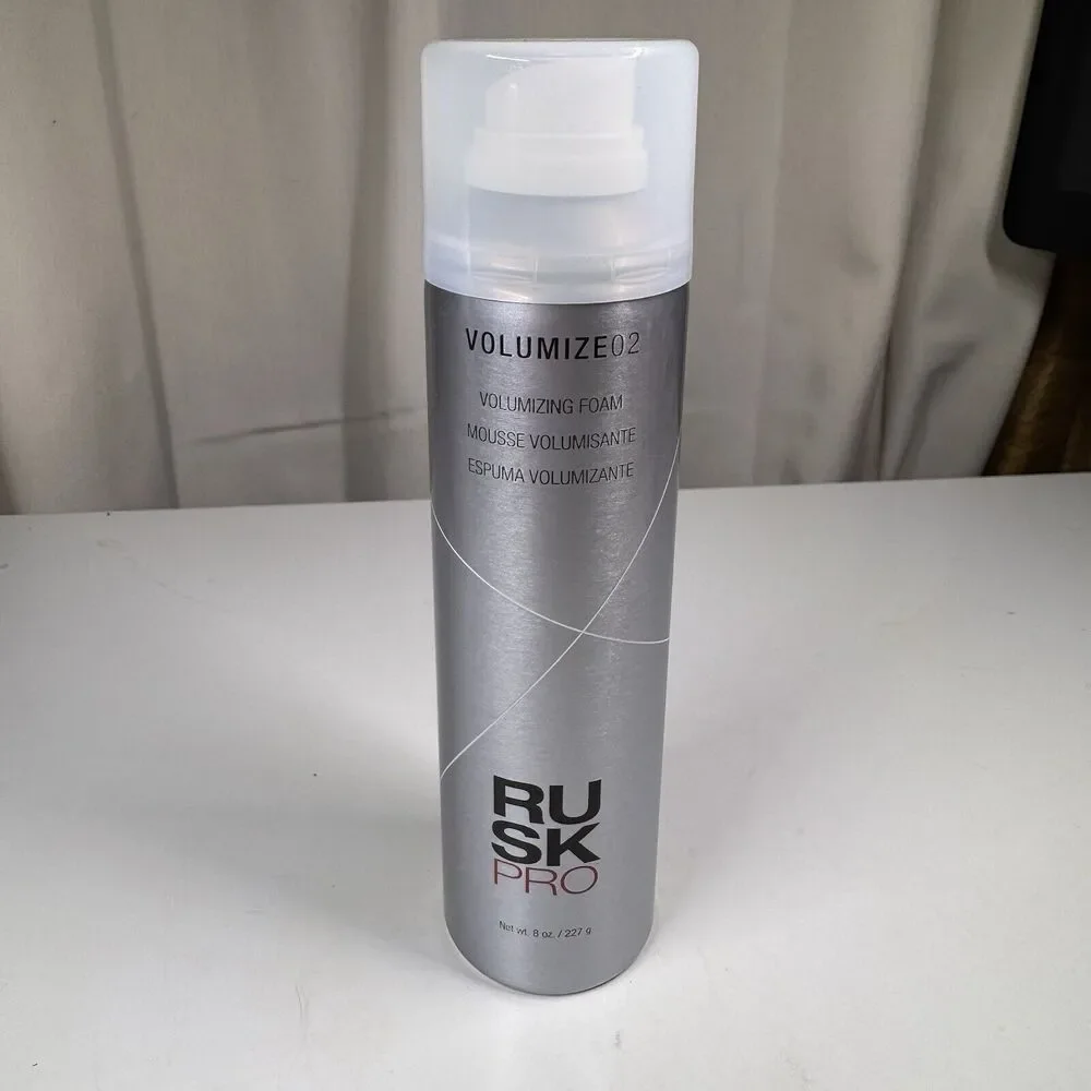 RUSK PRO Volumize 02 Volumizing Foam 8 Oz Hair Mousse New