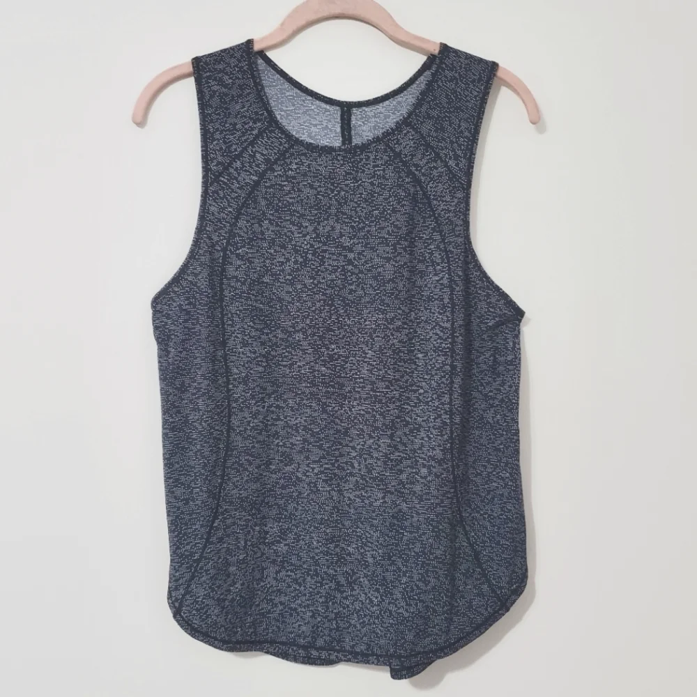 Lululemon Sculpt Tank Black White Size 8