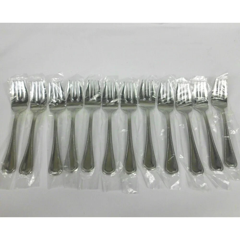 Wallace Regal Pearl Stainless 18/10 Silverware Flatware Salad Fork 7 