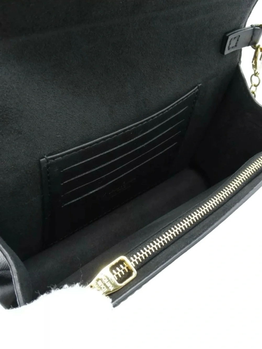 Louis Vuitton 1854 Dauphine Chain Wallet /Bag Black Ivory Jacquard LV Crossbody