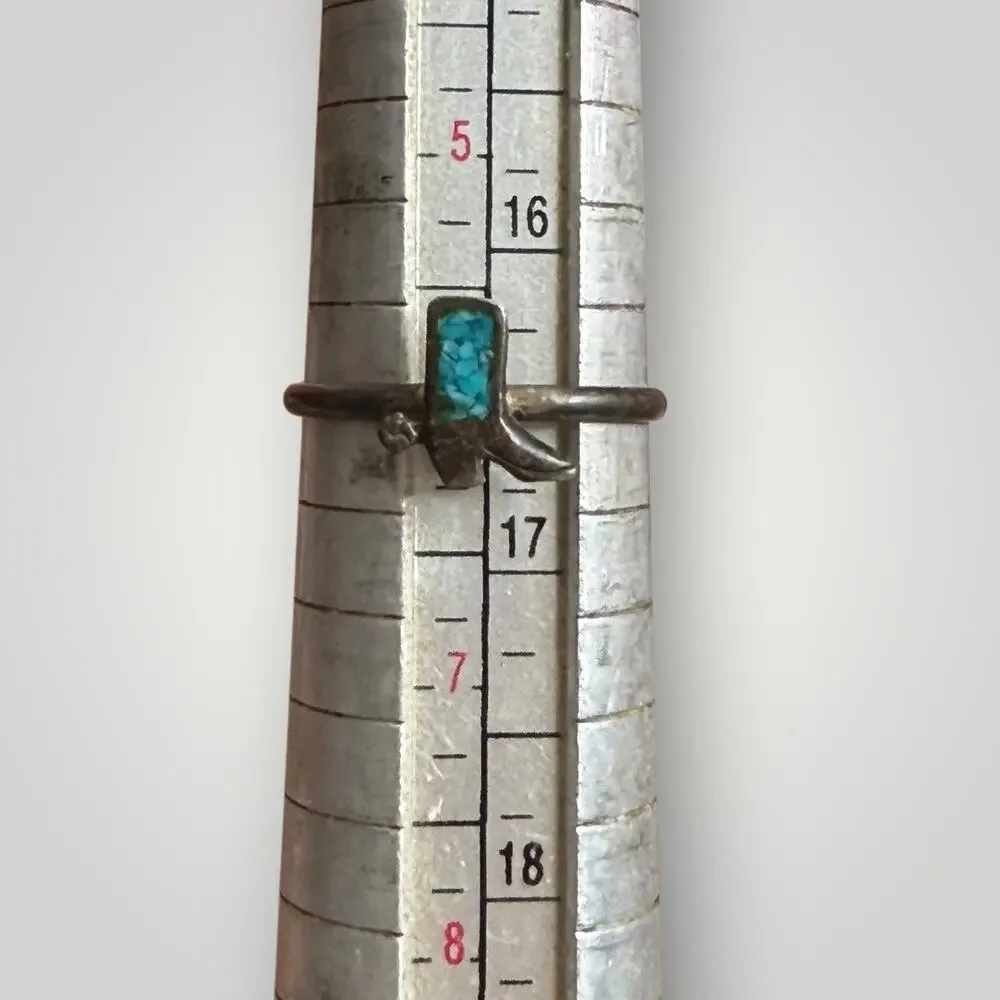Sterling turquoise acid silver