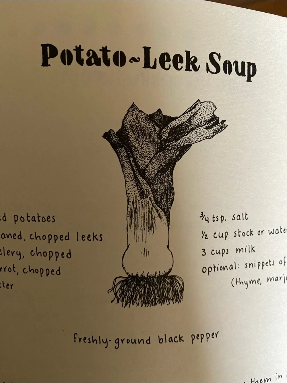 Vintage cookbook cover