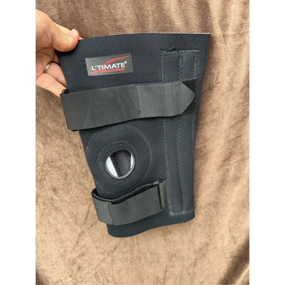 L’TIMATE Bird & Cronin Black Knee Brace Size XL