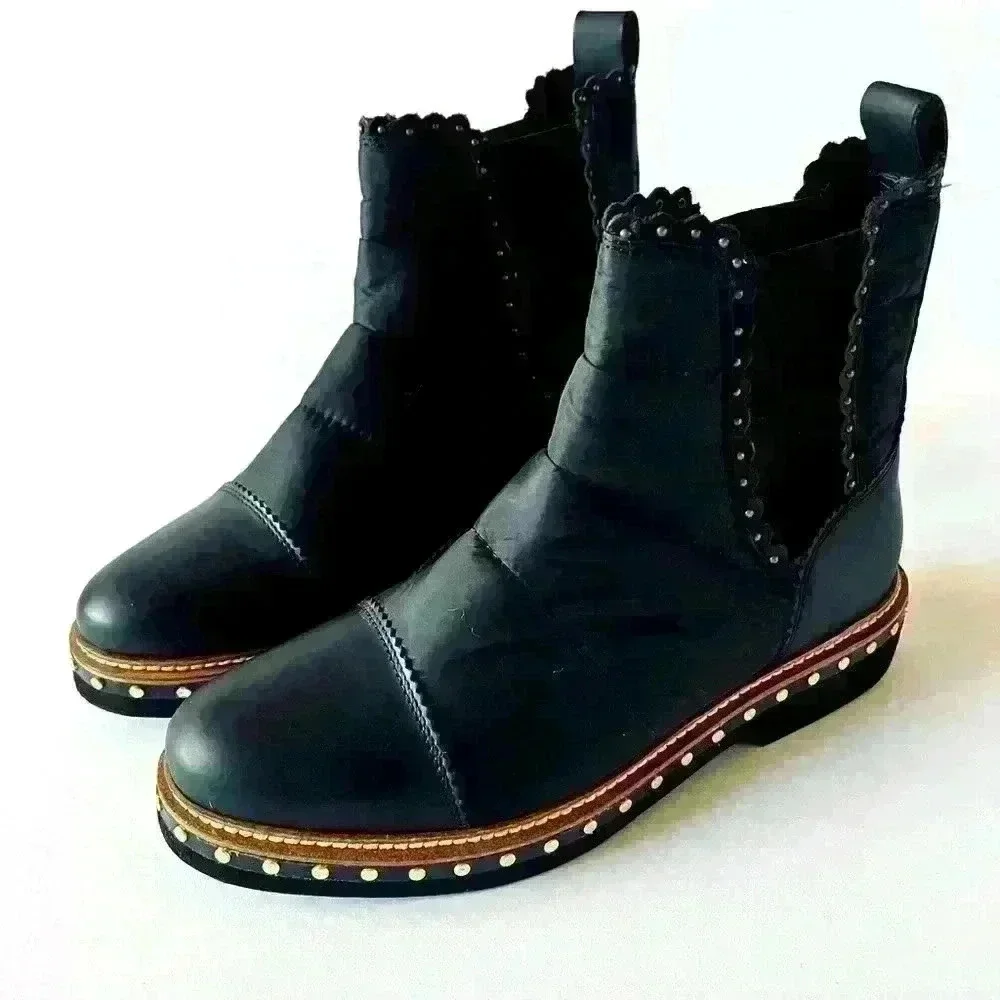 NEW! Free People Atlas Puffer Chelsea Boot
