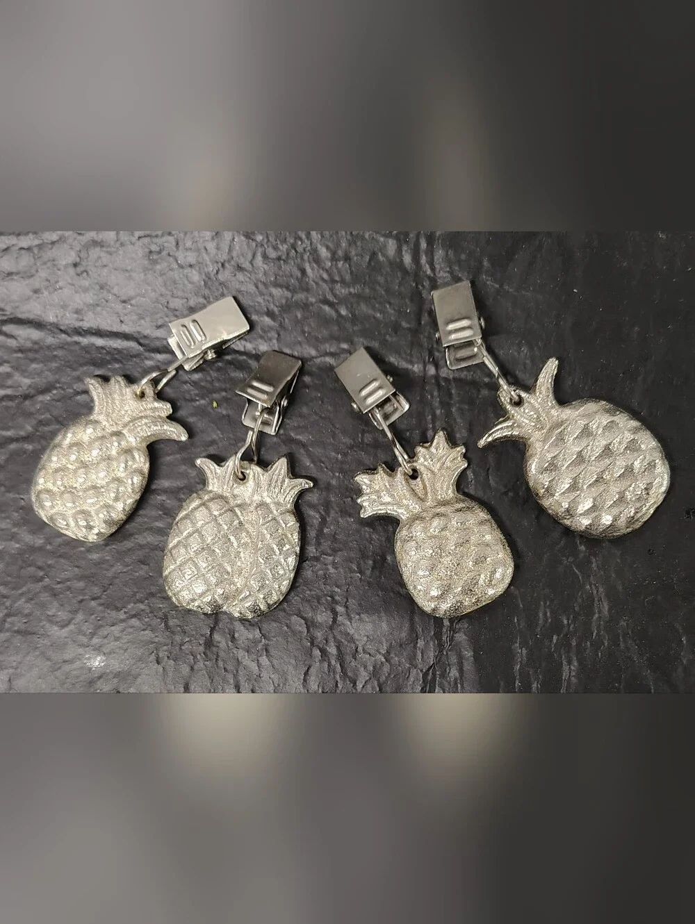 Vintage Mid Century silver charming tropical