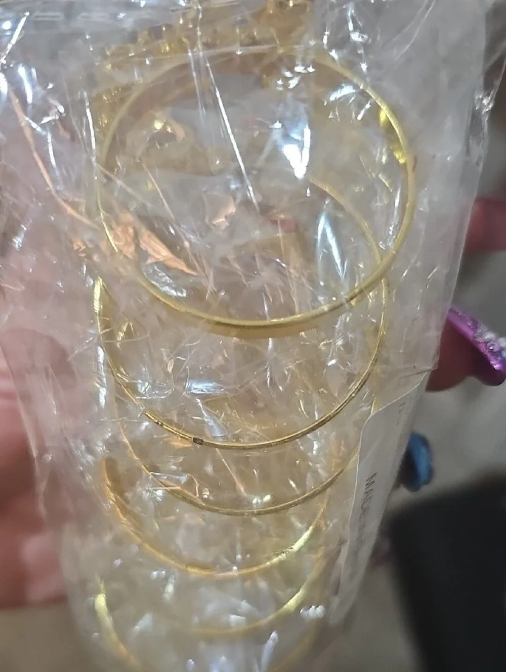 Elegant Gold-Tone Christmas Wreath Napkin Holders, Set Of 12